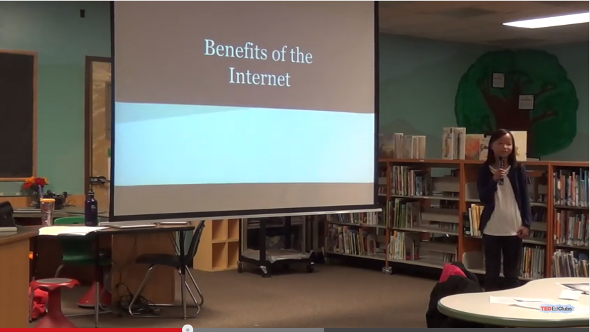 Grace Trahan from Acres Green Elementary School's TED-Ed Club