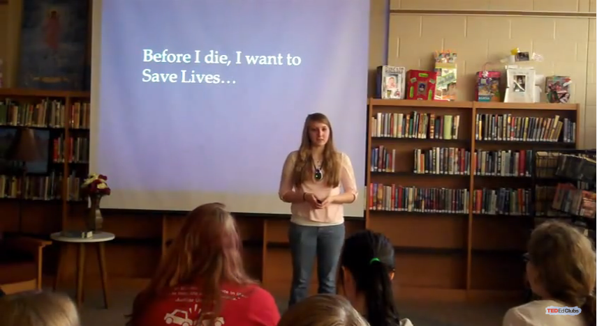 Photo: Laura Wicklund, Vandercook Lake High School's TED-Ed Club