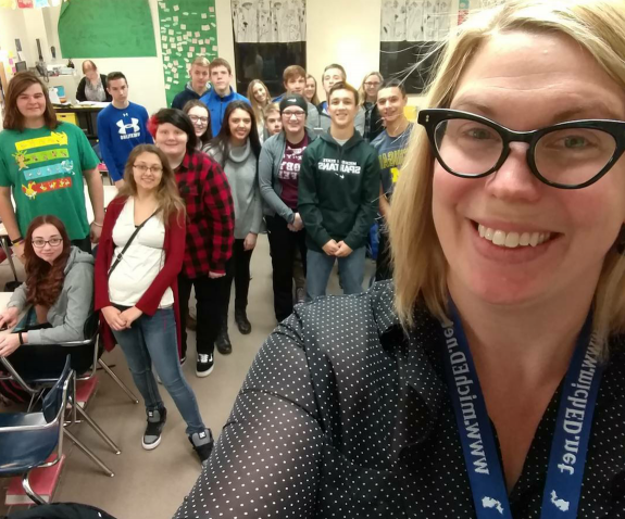 Jennifer Ward, a high school English teacher in Michigan, started a teen literary magazine with her students.