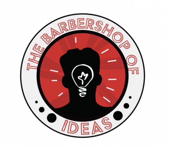 Barbershop of Ideas logo. Credit: Amir Khadar.