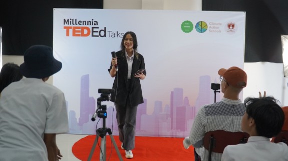 Millennia World School's Student Talk event