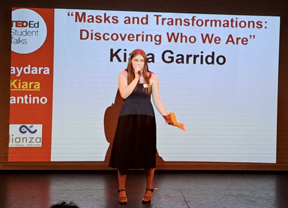 Student Kiara Garrido participating in the 2024 event