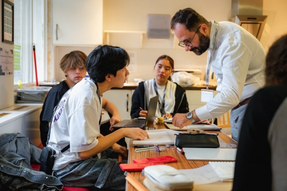 Immerse Education students learning about architecture